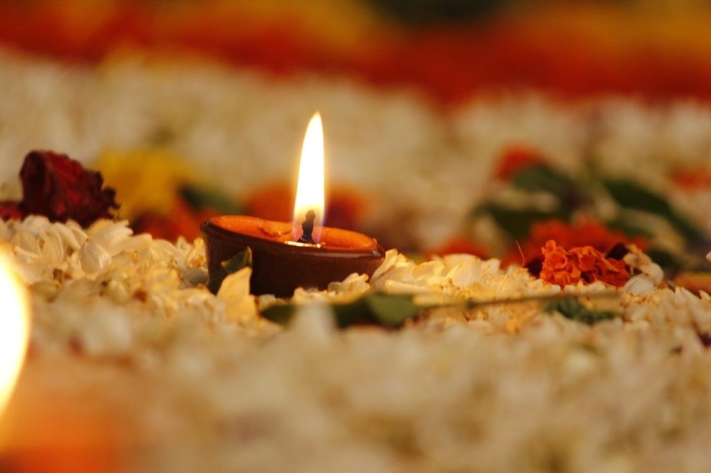 Dazzling colors in Diwali light festival